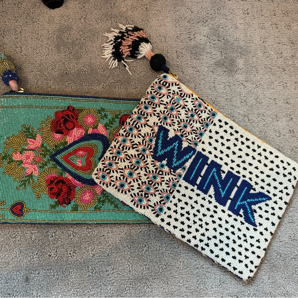 Colorful Beaded Clutch Bag BUNDLE